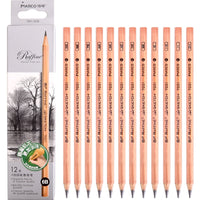 Marco Sketch Wooden Pencils 3H/2H/H/B/2B/3B/4B/5B/6B/7B/8B/9B Pencil Professional Art Painting Pencil School Office Supplies