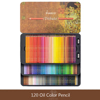Marco Tribute 150 Colored Pencils Professional 3300 3320 Tin Box 48/72/100/120 Colors Oil / Watercolor Color Pencil Art Supplies