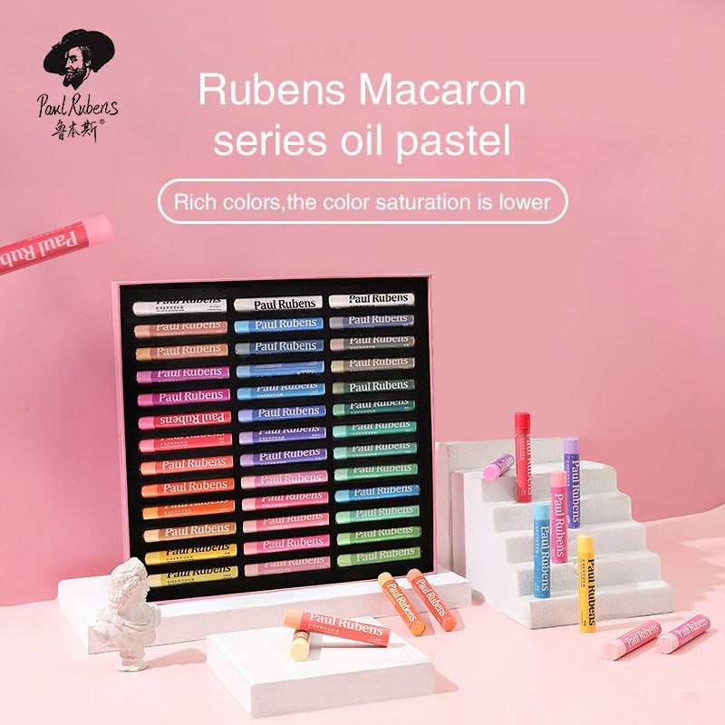 Paul Rubens Macaron Oil Pastels Review - The Artistic Gnome Blog