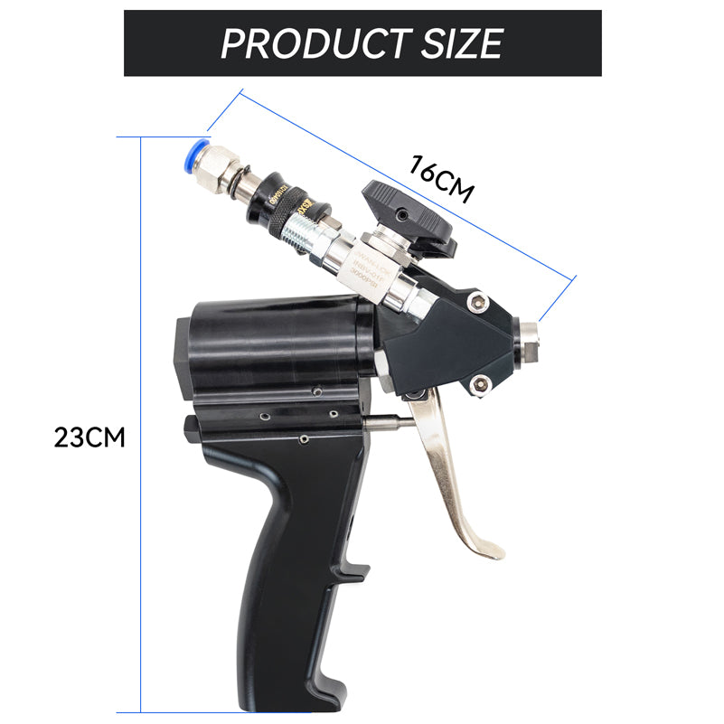 Pour Foam TECHTONGDA Pneumatic Polyurethane PU Foam Spray Gun P2 Air ...