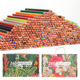 Professional 520 Colors Soft Oil Colors Pencils Wood Sketch Colored Pencil Drawing Pencil Set For Coloring School Art Supplies