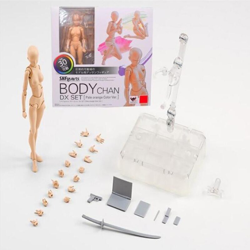 Body-Chan DX Action Figure In Box She/he S.H.Figuarts SHF Body kun DX SET