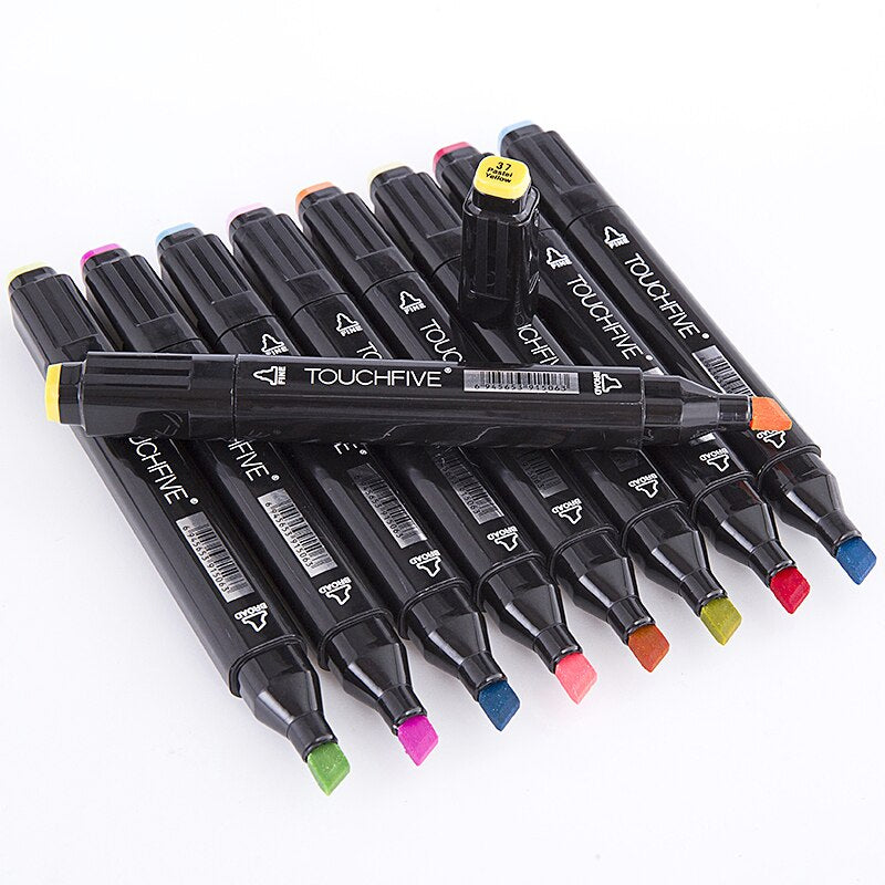 Touch-Five Alcohol Art Drawing Markers 168 Colors in 5 Sets - Body
