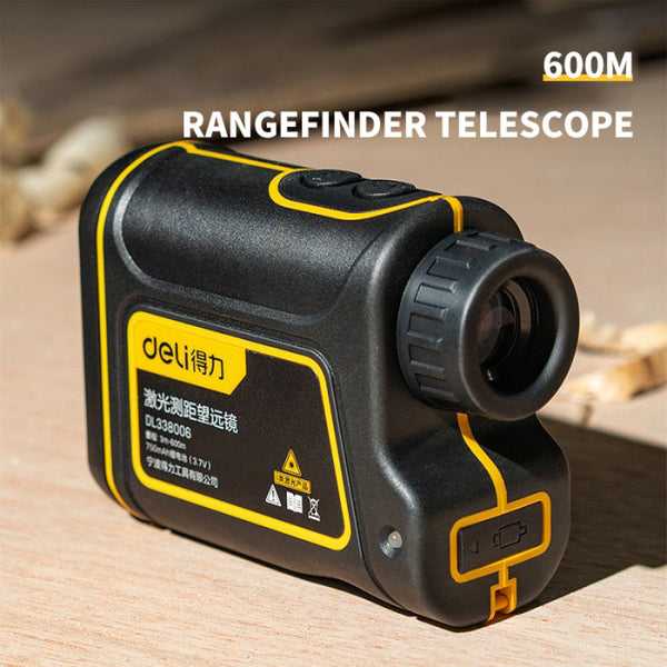 Xiaomi Deli Laser Rangefinder Telescope Waterproof Binoculars Speed Measuring Instruments Range Finder 3in1 Outdoor Golf Tools