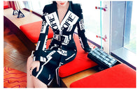 new spring and autumn office lady Fashion casual brand female women girls dress