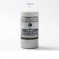 Marie's Acrylic Paint Gold Pigment Silver Painting 300ml Primer Painting Materials