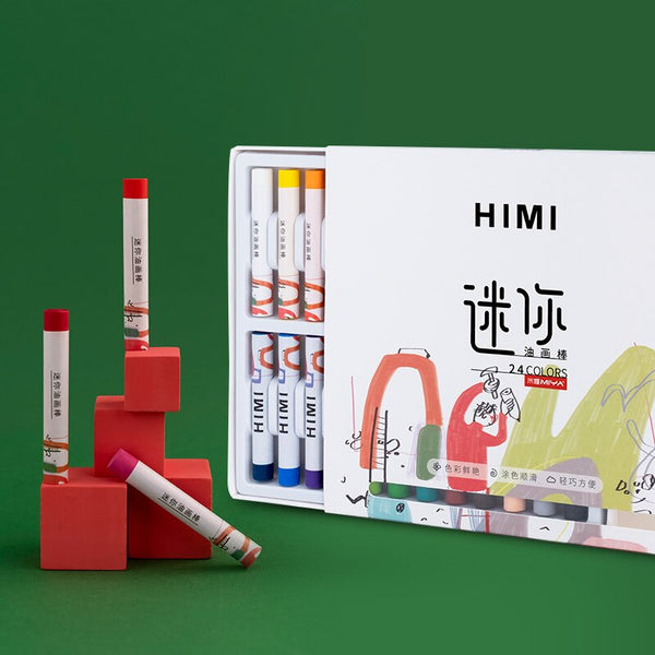 Miya Himi Silky Crayons Mini Oil Pastel Oil painting stick for Kids,Adults,Artists in 12/24/36 Colors