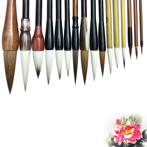 Calligraphy Chinese Traditional Calligraphy Set Brush Landscape Painting Brush Weasel Hair Pen Writing Brush Set for Students