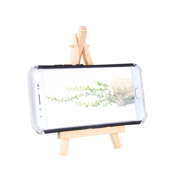 AOOKMIYA 1pcs Natural Wood Mini Easel Frame Tripod Display Holder Meet