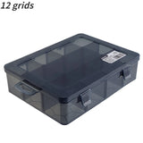 1 PCS Plastic Storage Boxes Slots Adjustable Packaging Transparent Tool Case Screw Craft Jewelry Accessories Organizer Box