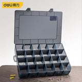 1 PCS Plastic Storage Boxes Slots Adjustable Packaging Transparent Tool Case Screw Craft Jewelry Accessories Organizer Box