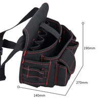 1 Pcs Canvas Tools Organizer Bag Multi-Pocket Waist Pack Screwdriver Utility Kit Holder Tools Bag Electrician Tool Storage Bags