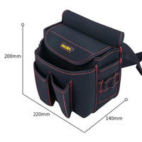 1 Pcs Canvas Tools Organizer Bag Multi-Pocket Waist Pack Screwdriver Utility Kit Holder Tools Bag Electrician Tool Storage Bags