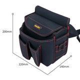 1 Pcs Canvas Tools Organizer Bag Multi-Pocket Waist Pack Screwdriver Utility Kit Holder Tools Bag Electrician Tool Storage Bags