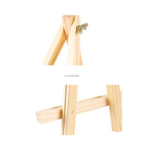 AOOKMIYA 1 Set Mini Blank Canvas with Quality Easel for Painting Acrylic Paint Art Supplies For Artist Painting Craft Drawing Kids Gifts