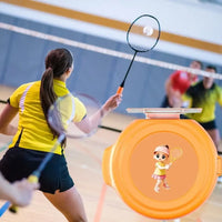 AOOKMIYA 1 Set Single-Player Badminton Trainer Self-Study Badminton Rebounds Device For Badminton Beginners and Amateur