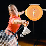 AOOKMIYA 1 Set Single-Player Badminton Trainer Self-Study Badminton Rebounds Device For Badminton Beginners and Amateur