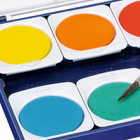 1 conjunto alemanha staedtler 888 nc12 12-cor sólida pintura em aquarela com escova arte suprimentos