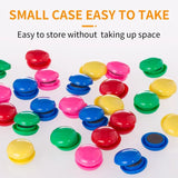 10/30/50pcs D20mm Magnetic Bead Magnet Fridge Pin Colorful Round Whiteboard Blackboard Refrigerator Push Door Stickers Chess