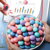 10/30/50pcs D20mm Magnetic Bead Magnet Fridge Pin Colorful Round Whiteboard Blackboard Refrigerator Push Door Stickers Chess