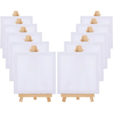AOOKMIYA 10 Sets Oil Painting Frames Canvas Painting Sketchpads Kids Painting Boards and Easels for Students