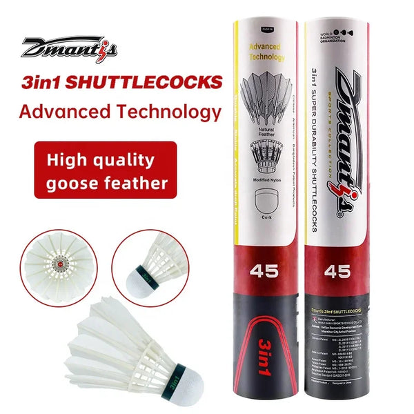 AOOKMIYA 10 Tube Shuttlecock OEM Available Feather Speed Custom Tournament Badminton
