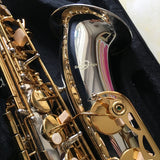 100% SevenAngel Brand Tenor Saxophone Bb tone Woodwind Musical  Instrument Silver & gold Surface  Sax