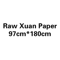 100 Sheets Sandalwood Xuan Paper Chinese Four Feet Raw Rice Paper For Chinese Calligraphy Landscape Flowers and Birds Painting