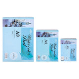 100% algodão aquarela esboço livro 160g/m2 aquarela livro mão-desenhado simplicidade estudante branco graffiti livro aguarela papel