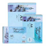 100% algodão aquarela esboço livro 160g/m2 aquarela livro mão-desenhado simplicidade estudante branco graffiti livro aguarela papel