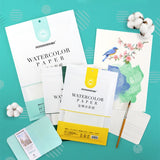100% algodão papel aquarela, 10 folhas/saco, 300gms