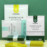 100% algodão papel aquarela, 10 folhas/saco, 300gms