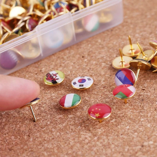 Mini Colorful Push Pins Photo/picture/map/poster Decor Nails - Temu