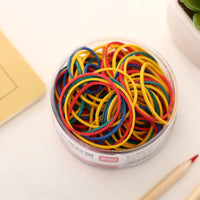 10Packs Colored Round Rubber Band Ring N.W 50g Office Accounting Bundling Tools High Elasticity Easy to Distinguish Home 3219