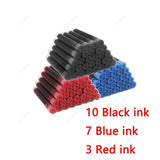 11Pcs Fountain Pen Ink Set Calligraphy Multi-Function Ink Pen 0.38mm EF Nib School Supplies Stationery Gel Pens