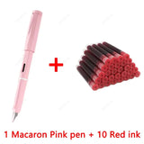 11Pcs Fountain Pen Ink Set Calligraphy Multi-Function Ink Pen 0.38mm EF Nib School Supplies Stationery Gel Pens