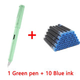 11Pcs Fountain Pen Ink Set Calligraphy Multi-Function Ink Pen 0.38mm EF Nib School Supplies Stationery Gel Pens