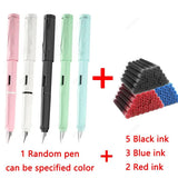 11Pcs Fountain Pen Ink Set Calligraphy Multi-Function Ink Pen 0.38mm EF Nib School Supplies Stationery Gel Pens