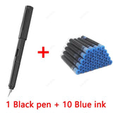 11Pcs Fountain Pen Ink Set Calligraphy Multi-Function Ink Pen 0.38mm EF Nib School Supplies Stationery Gel Pens