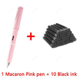 11Pcs Fountain Pen Ink Set Calligraphy Multi-Function Ink Pen 0.38mm EF Nib School Supplies Stationery Gel Pens