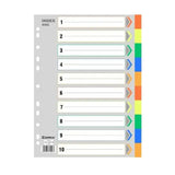 12 Colors Separadores Archivador A4 Binder Index Dividers 10/20/30 Colors PP Plastic Index Tab 12 Month Planner Divider Tabs