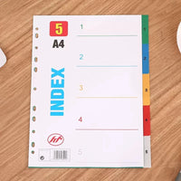 12 Colors Separadores Archivador A4 Binder Index Dividers 10/20/30 Colors PP Plastic Index Tab 12 Month Planner Divider Tabs