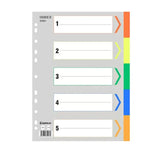 12 Colors Separadores Archivador A4 Binder Index Dividers 10/20/30 Colors PP Plastic Index Tab 12 Month Planner Divider Tabs
