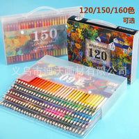 120 color lead 160 color pencil 180 color water-soluble color pencil graffiti fill color pen pencil set  colored pencils set