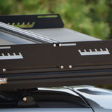 12V Electric  Roof Top Tent  With 2 Extension Tracks Solar Panel Lithium Battery