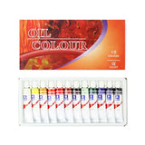 12ml 12/24 Colors Professional Oil Painting Paint Drawing Pigment Tubes Supplies