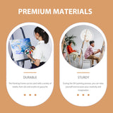 AOOKMIYA 15 Sets Mini Frame Artist Easels Painting Stands Canvases Watercolor Wood Small Picture