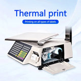 15kg  Label  Printing Weighing Scale Barcode Receipt Print Supermarket  Digital Price Computing Machine Scale weight
