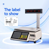 15kg  Label  Printing Weighing Scale Barcode Receipt Print Supermarket  Digital Price Computing Machine Scale weight