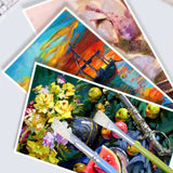 18 Colors 30ml Suitable for Students HIMI Millia Children's Painting Jelly Gouache Paint Children's Beginners Portable Paint Set